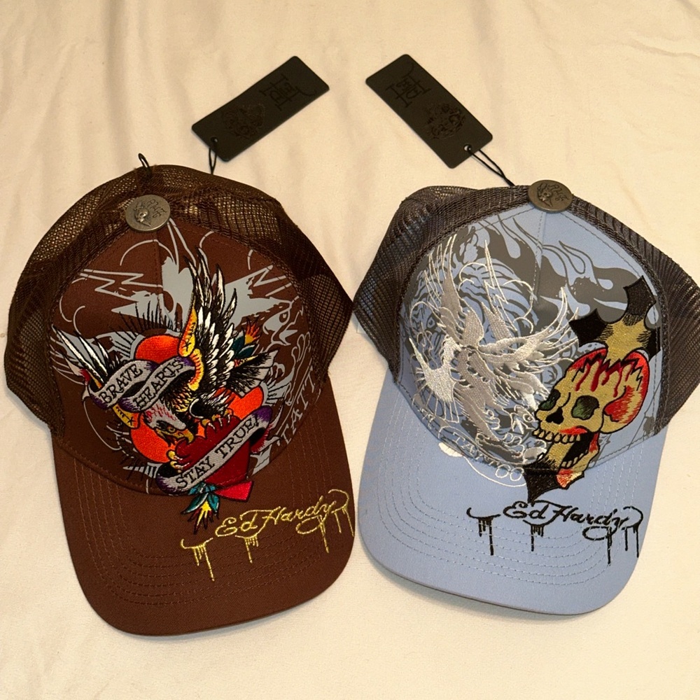 ed hardy trucker hats *** BRAND NEW***